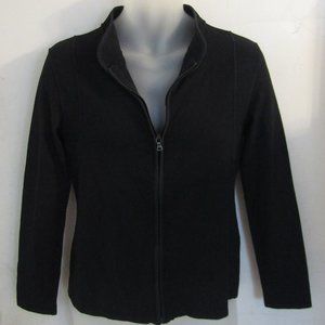 Prada Black Nylon Knit Bath Jacket Size Medium